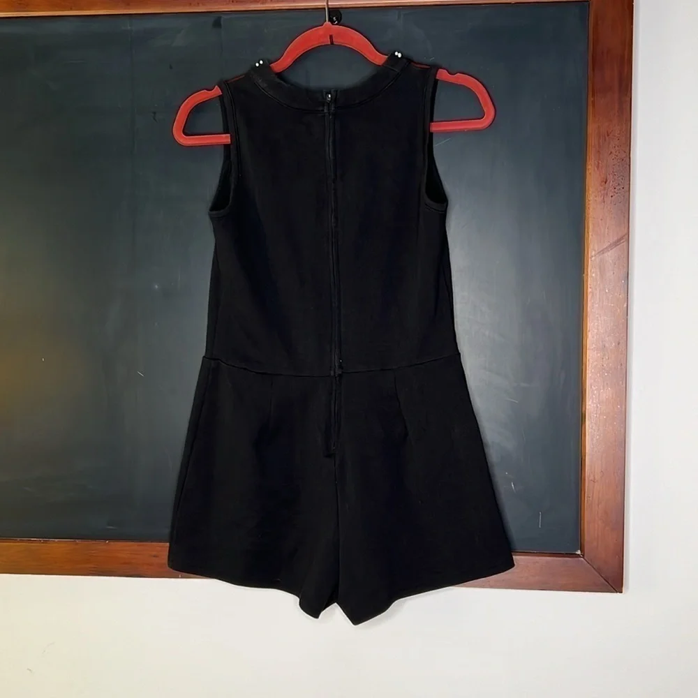 The Children's Place Girls Size 16 Black Romper Sleeveless Jumpsuit Shorts